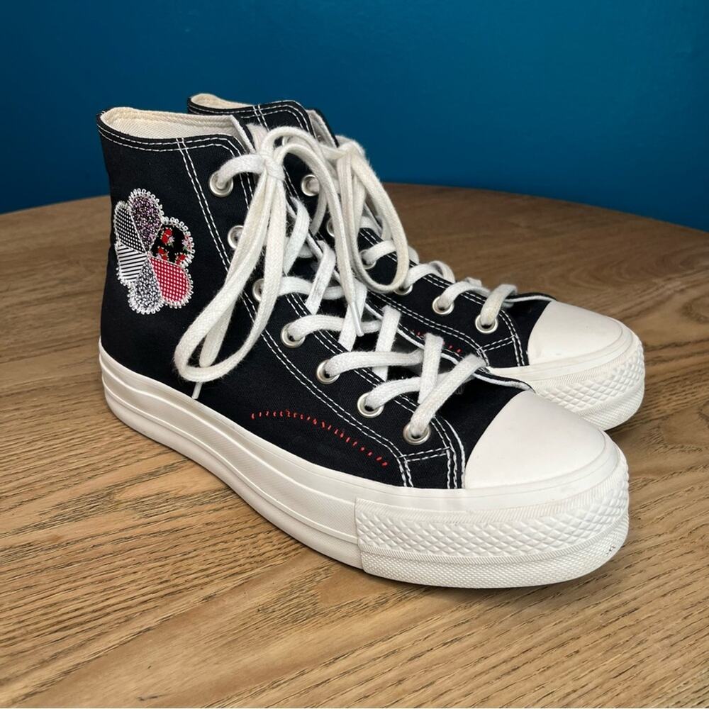 Converse Chuck Taylor All Star Lift Platform High Crafted Patchwork Women’s 8.5